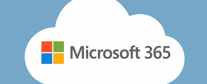 a cloud with a M365 logo