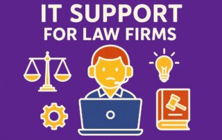 IT Support for Law Firms with a help desk engineer