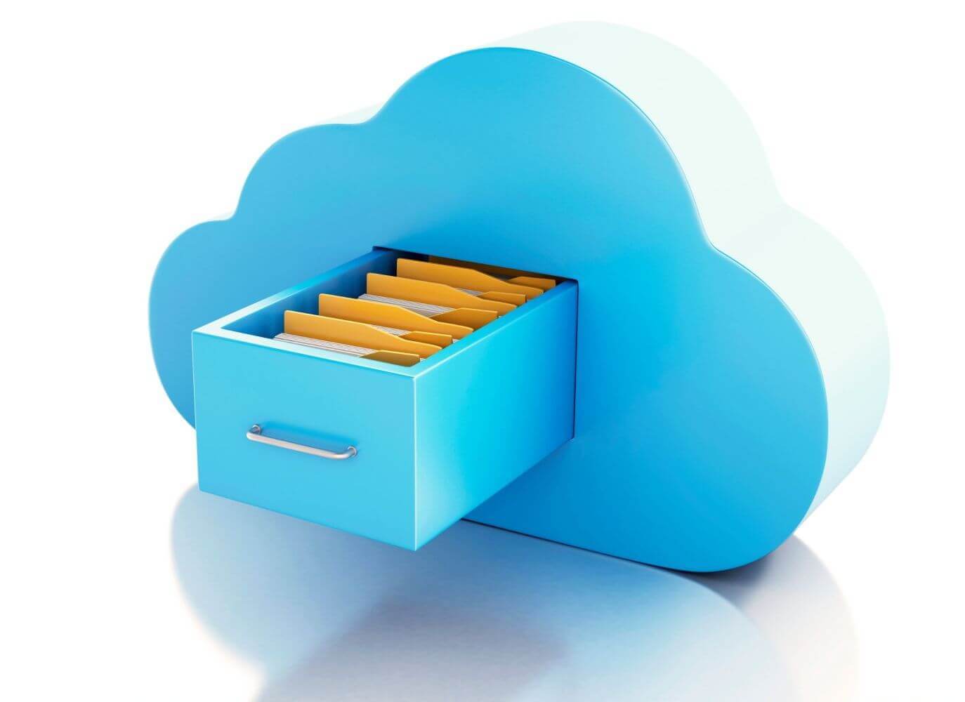 Data-Storage Data storage drawer in a cloud