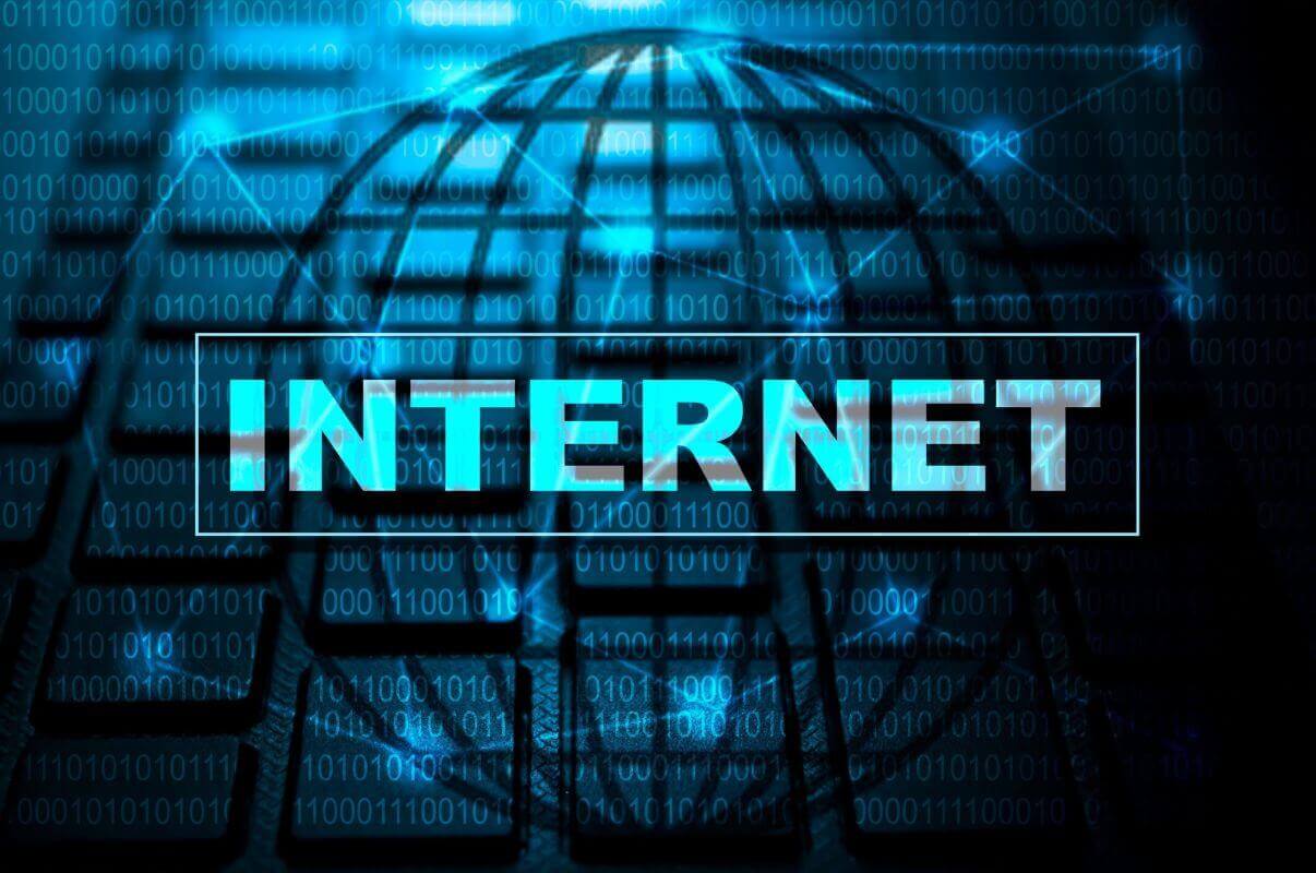 Internet-Connectivity Internet image with code in the background